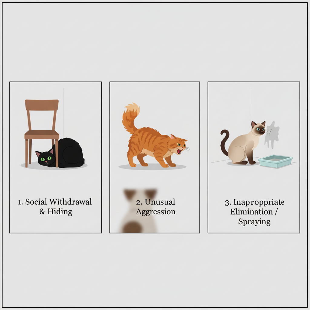 subtle cat stress indicators